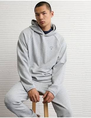 AE Men's 24/7 Textured Hoodie