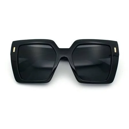 Retro Cat Eye Oversized Rectangle Sunglasses
