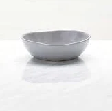 Crate & Barrel Mercer Grey Porcelain Mini Bowl