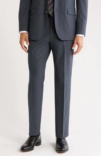 NORDSTROM RACK Suit Separates Trousers in Charcoal at Nordstrom Rack, Size 36 X 32