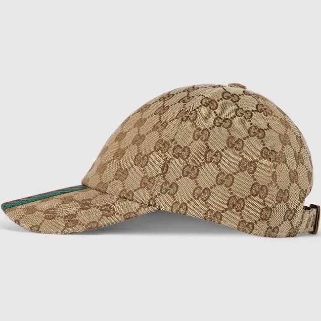 popular WMNS Gucci GG Cotton Canvas Baseball Cap amp 39 Beige Ebony amp 39 751400 4HA0L