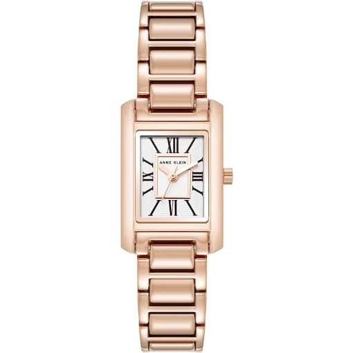 Anne Klein Women's Classic Rectangular Roman Numeral Quartz Watch