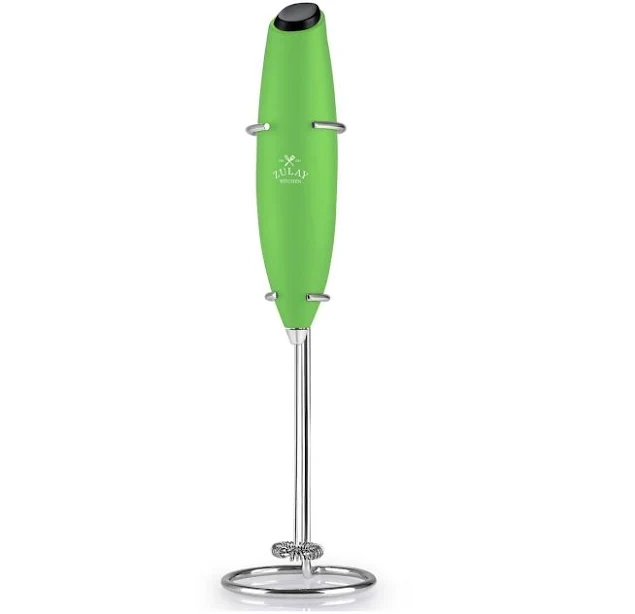 Zulay Kitchen Powerful Milk Frother Handheld Foam Maker for Lattes