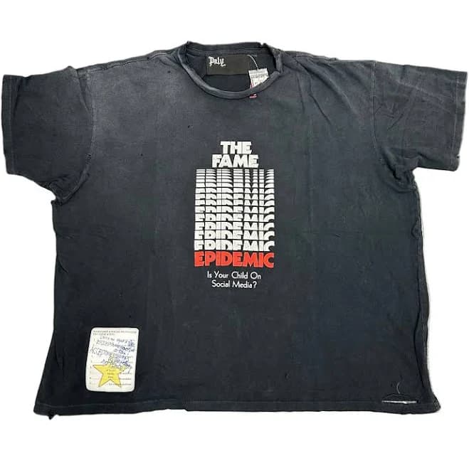 Paly Fame Epidemic Tee 'Vintage Black'