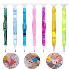 Resin Point Drill Pen 5D Diamond Painting Handmade Tool kits for 5D Painting with Replacement Drill Picker Clay Tray Accessories - AliExpress 15