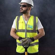 Amazon.com: Kolossus Custom High Visibility Vest Personalized (Orange, Small) : Tools & Home Improvement