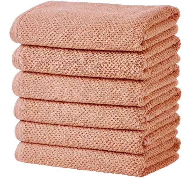 Linery & Co. Textured 6-Piece Hand Towel Set
