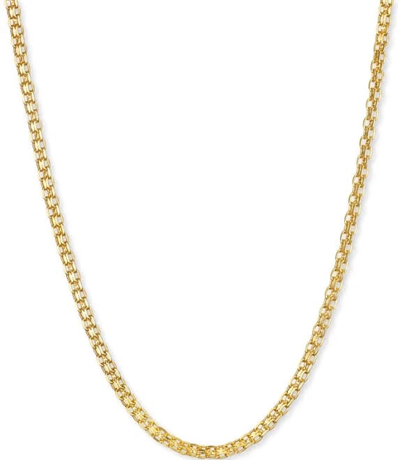 Macy's 14K Gold Bismark Link Chain Necklace