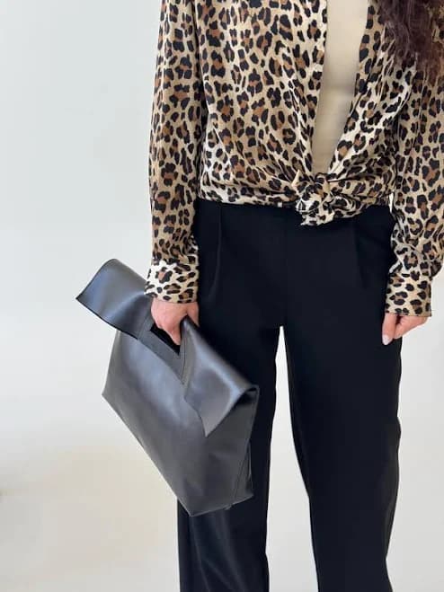 Minimalist Leather Clutch Bag