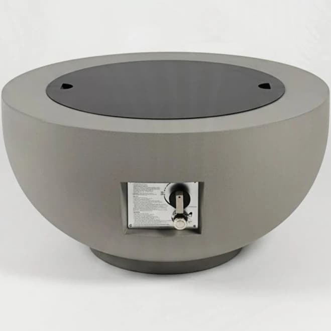 Outdoor Round Propane Fire Pit Table