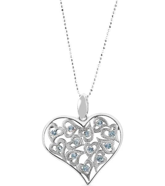 Kelly Herd Sterling Silver Multi-Heart Pendant