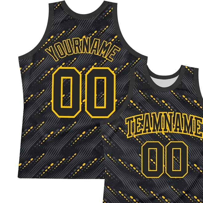 Custom Men's Slant Lines Round Neck Sublimation Basketball Jersey