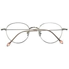 Tango Optics Round Metal Eyeglasses Frame Luxe RX Stainless Barbara McClintock Pink Silver Accent For Prescription Lens - - Walmart.com
