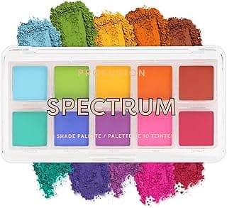 Profusion Cosmetics 10 Shade Eyeshadow Palette - High Pigmented Multi-Finish Colors, Vegan & Cruelty-Free, Create Stunning Looks On-the-Go - Travel-Friendly & Versatile Makeup, Spectrum