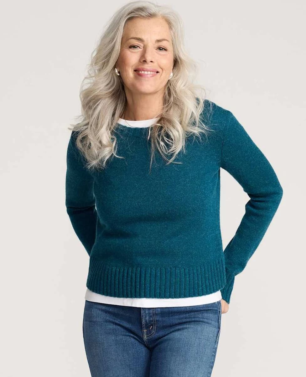 Women's Pendleton Relaxed Shetland Collection Crew Sweater Sweater