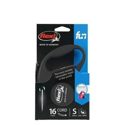 Flexi Black Fun Retractable Dog Leash
