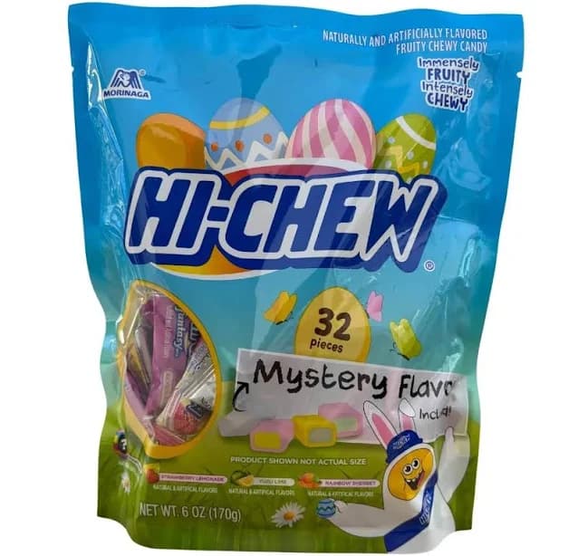 Hi-Chew Fruity Chewy Easter Candy Stand Up Pouch