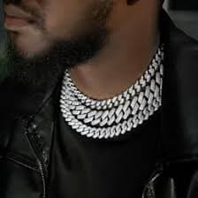 8-14 Mm Wide Moissanite Sterling Silver and Gold Cuban Link Chain for Mens Hip-Hop Necklace from Dhgate Pendant Necklaces - price 70.8