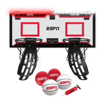 ESPN Pro Competition Dual Over The Door Basketball Hoop
