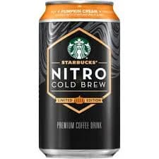 Starbucks Coffee Drink Nitro Cold Brew Pumpkin Cream
