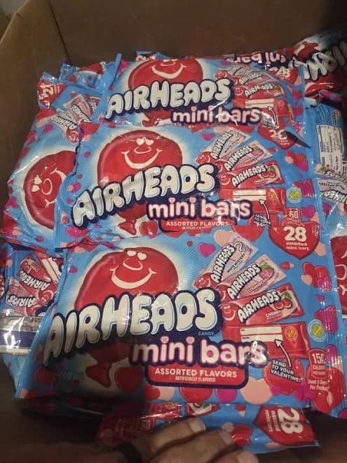 2 Bags 28ct Each Airheads Valentines Day Candy 2 Bags 28 Ct Each Bag