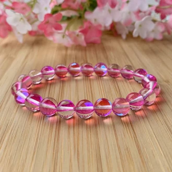 Mystic Aura Quartz Stackable Bracelet