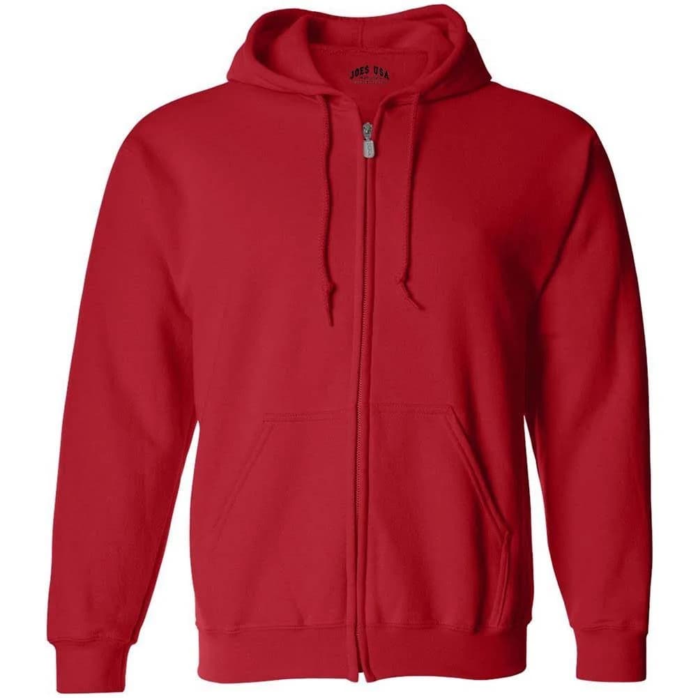 Joe’s USA Men's Full-Zip Hoodie