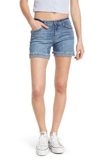 Kensie Women's Single Roll Cuffed Shorts