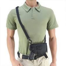 US Tactical Crossbody Shoulder Holster Gun Bag Fits Handguns with Laser or Light | eBay