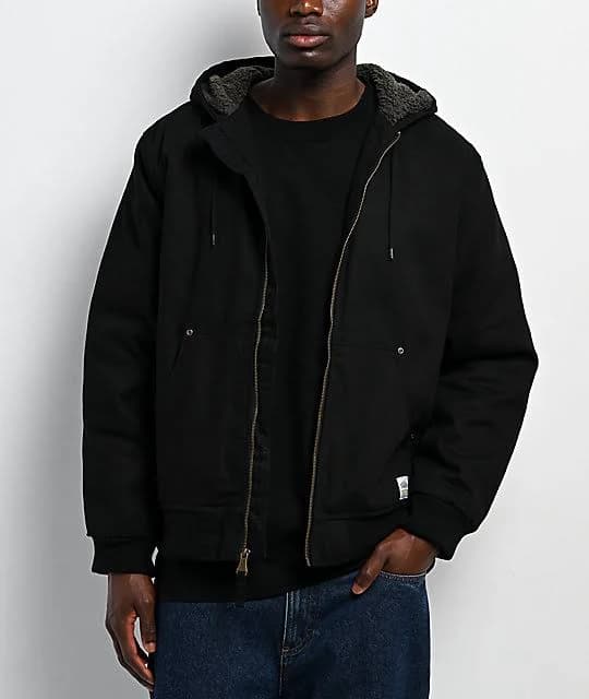 Bass Creek Outfitters Sherpa Canvas Hooded Jacket