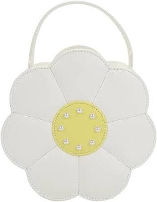Daisy Shaped Gemstone Crossbody Bag