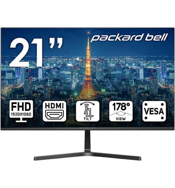 Packard Bell 21" FHD Monitor 2 Pack