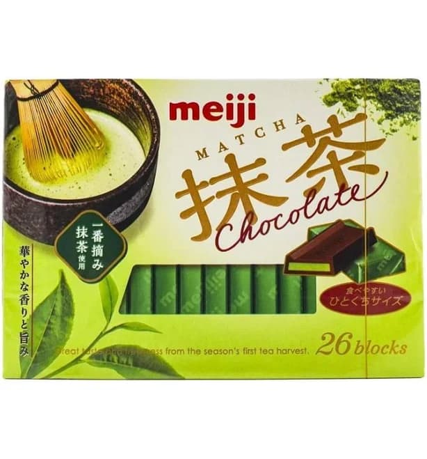 MEiji Matcha Chocolate Box