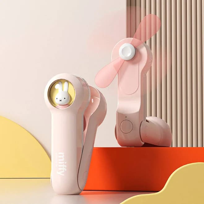 MIPOW Miffy Folding Handheld Mini Cooling Fan