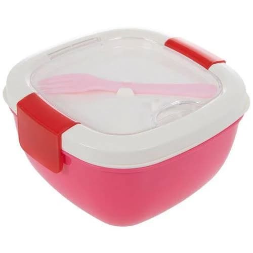 Hot Pink & White Bento Box