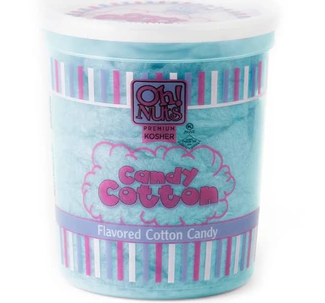 Oh! Nuts Blue Cotton Candy Fresh Blue Raspberry Large Case