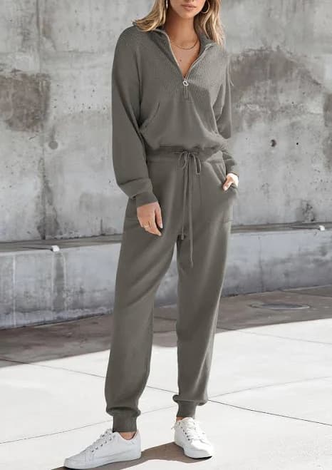 Prettygarden Women's 2 Piece Jogger Tracksuit Set