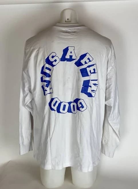 Stained A Few Good Kids Logo Print Crew Neck Long Sleeve Tee Size Xl