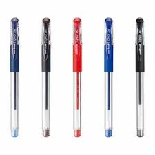 Uni-ball Signo DX UM-151 Gel Ink Pens - 0.38mm Fine Point (10 Pack) | Black & Blue Ink Set For Smooth Writing
