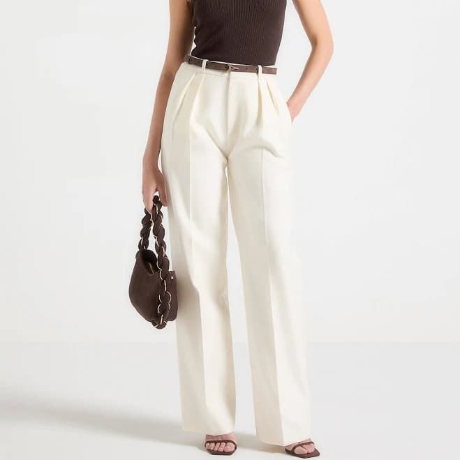 Manière De Voir Julie Tailored Twin Pleat Trousers