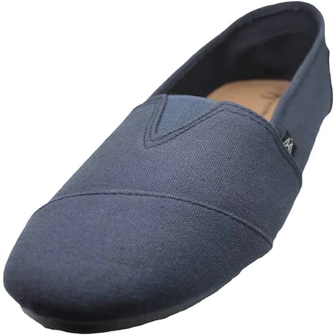 Men's Sneakers Classic Low Top Slip On Shoes Canvas Skate Loafers Sneakers Causal Dress Shoes for Men Comfortable Walking Shoes Slip on Sneakers for Men