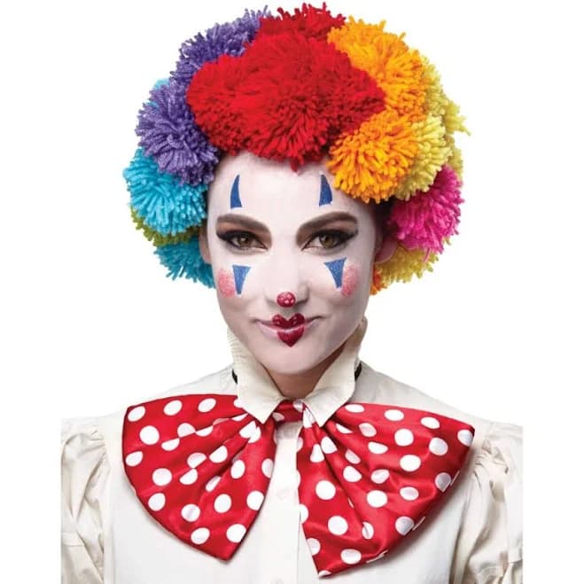 Mario Chiodo Rainbow Clown Wig