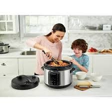 Crock-Pot 10-Qt. Express Crock Pressure Cooker with Easy Release Steam Dial, Stainless Steel - Walmart.com