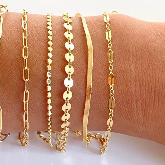 Dainty Gold Chain Bracelet