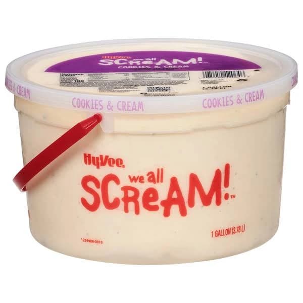Hy-Vee Cookies & Cream Ice Cream