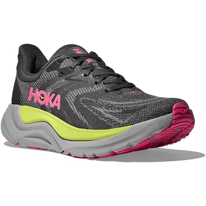 Womens Hoka Arahi 8 in Charcoal Grey/ Grey Skies