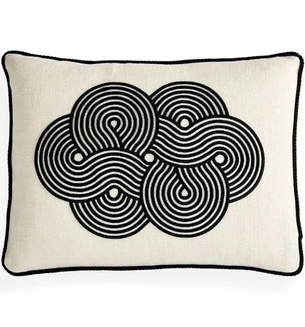 Jonathan Adler Pompidou B&W Cloud Pillow