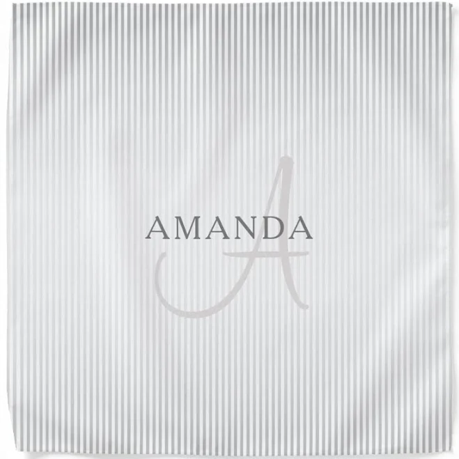 Elegant Name Monogram Bandana