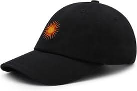Amazon.com: JPAK Sun Premium - Gorra de béisbol de algodón bordada para papá Sunny Summer, Negro -, Talla única : Ropa, Zapatos y Joyería