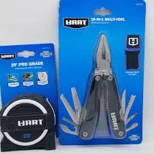 Harts Tools 25' Heavy Duty Tape Measure And 16 In 1 Multitool Stocking Stuffers